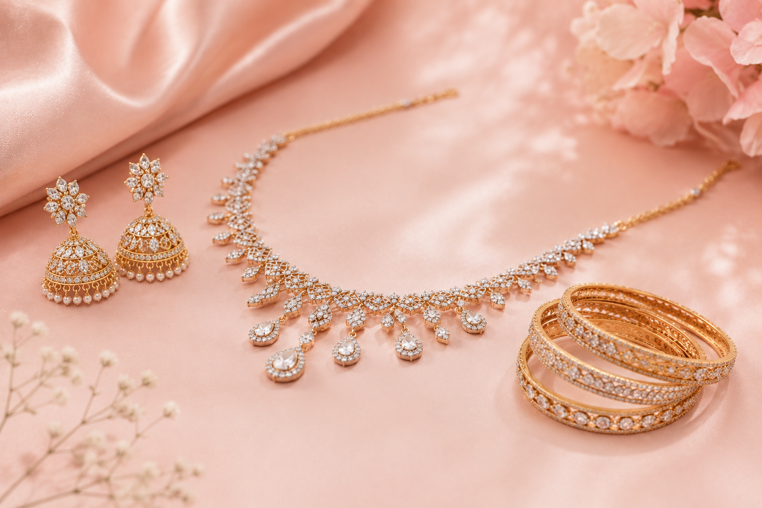 bridal jewellery and wedding necklace sets near Naya Nangal