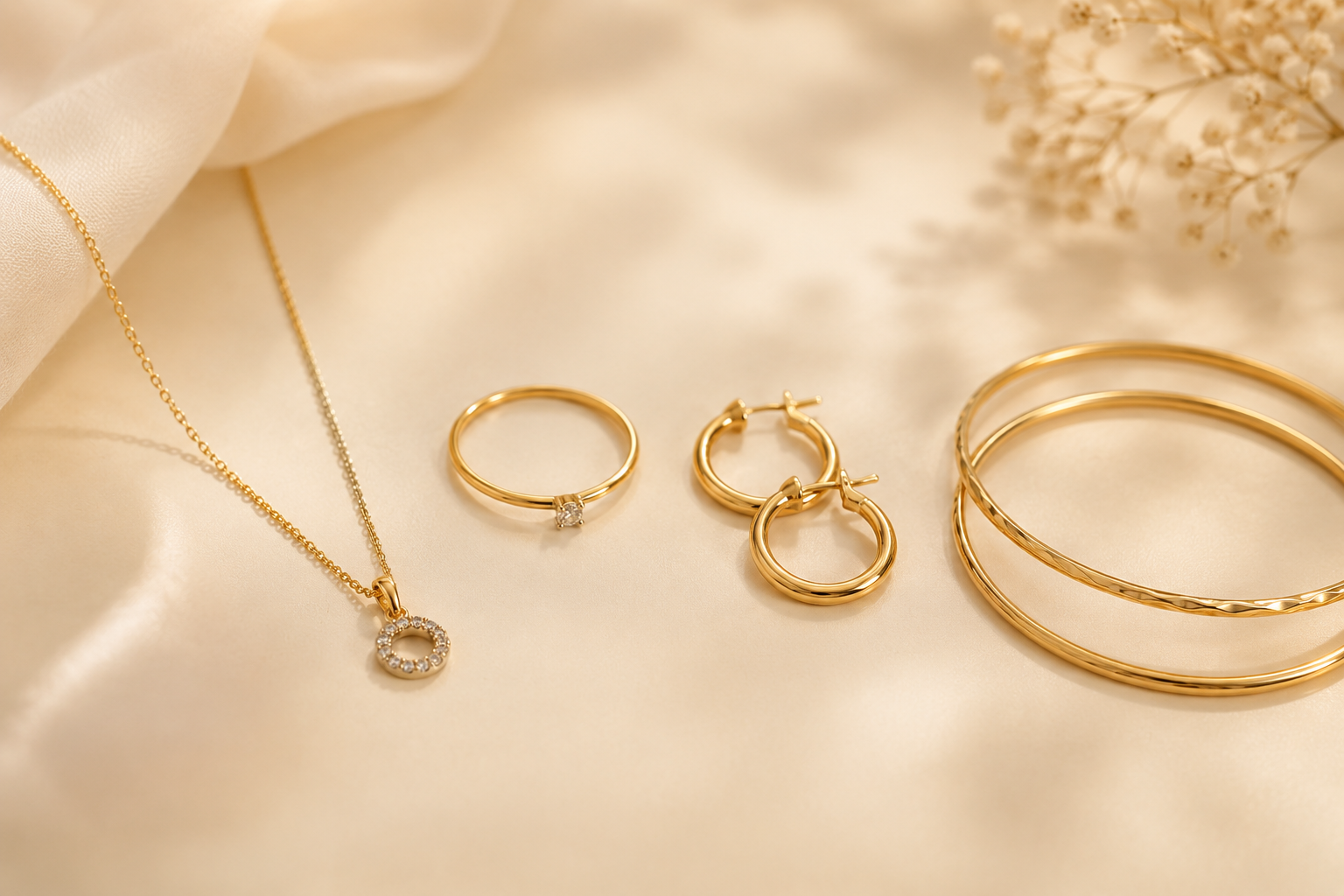 daily wear gold jewellery in Una