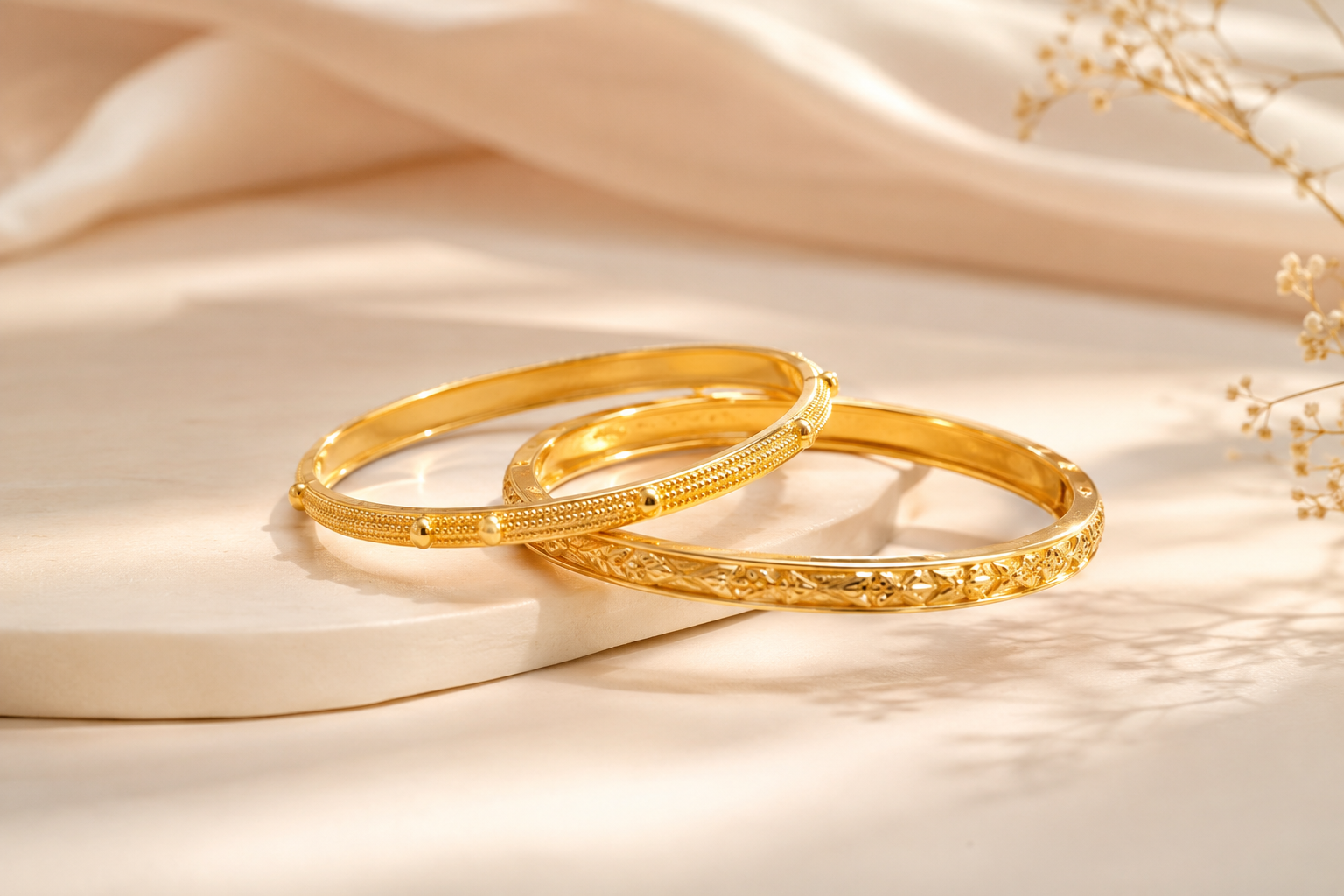 gold bangles and lightweight gold ornaments for daily wear near Naya Nangal and Bhakra Nangal