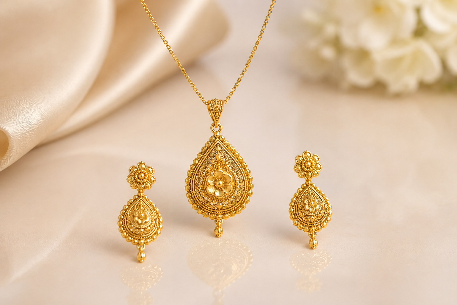 gold ornaments and bangles in Una