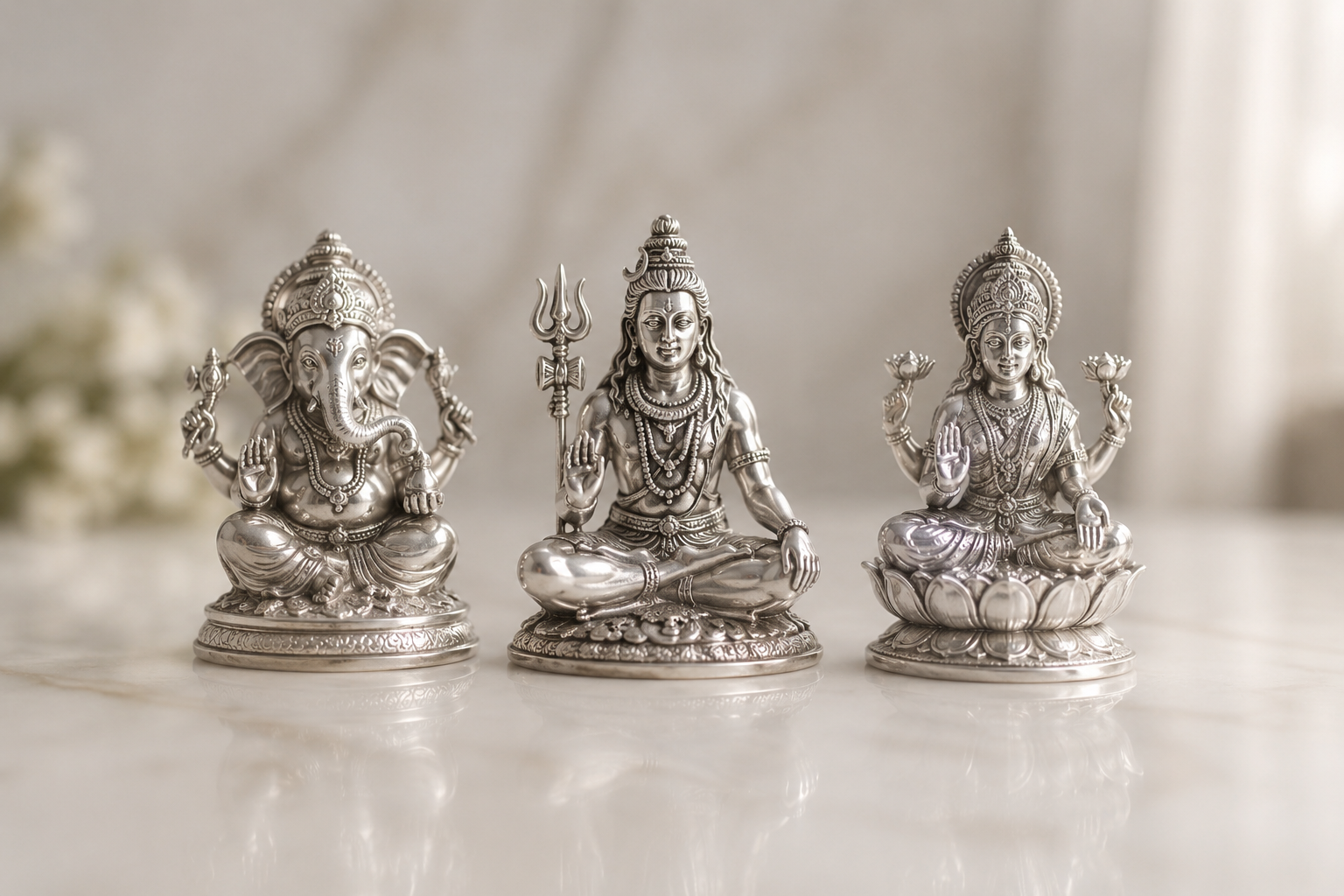 silver gifting items and silver idols for families shopping near Naya Nangal and Nangal