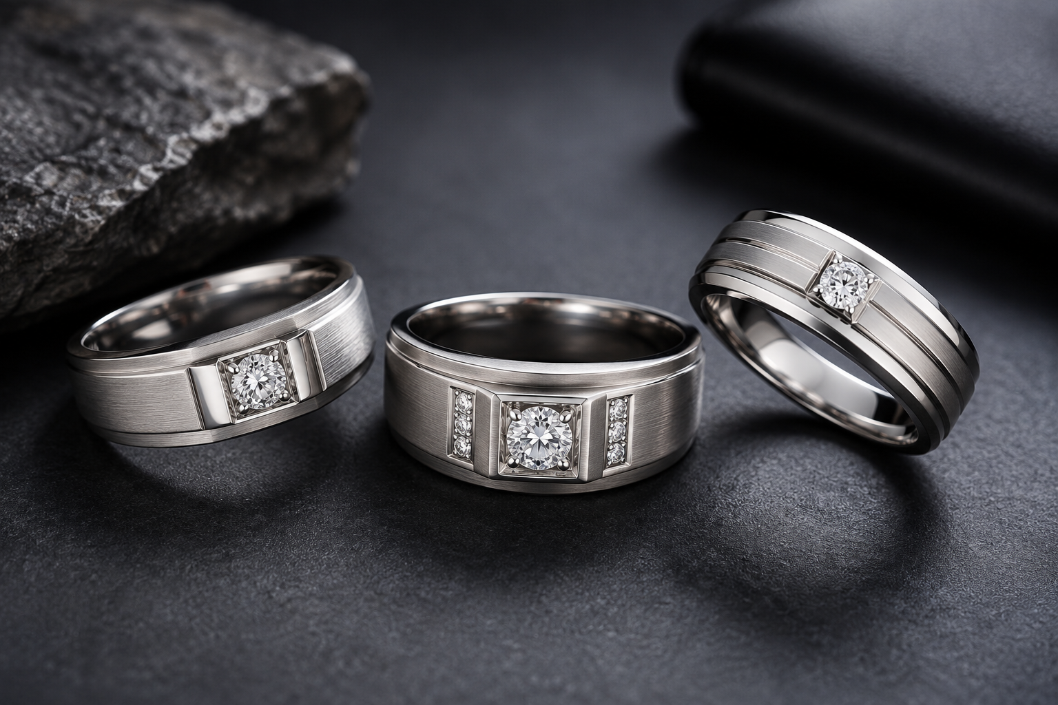 Diamond Gents rings